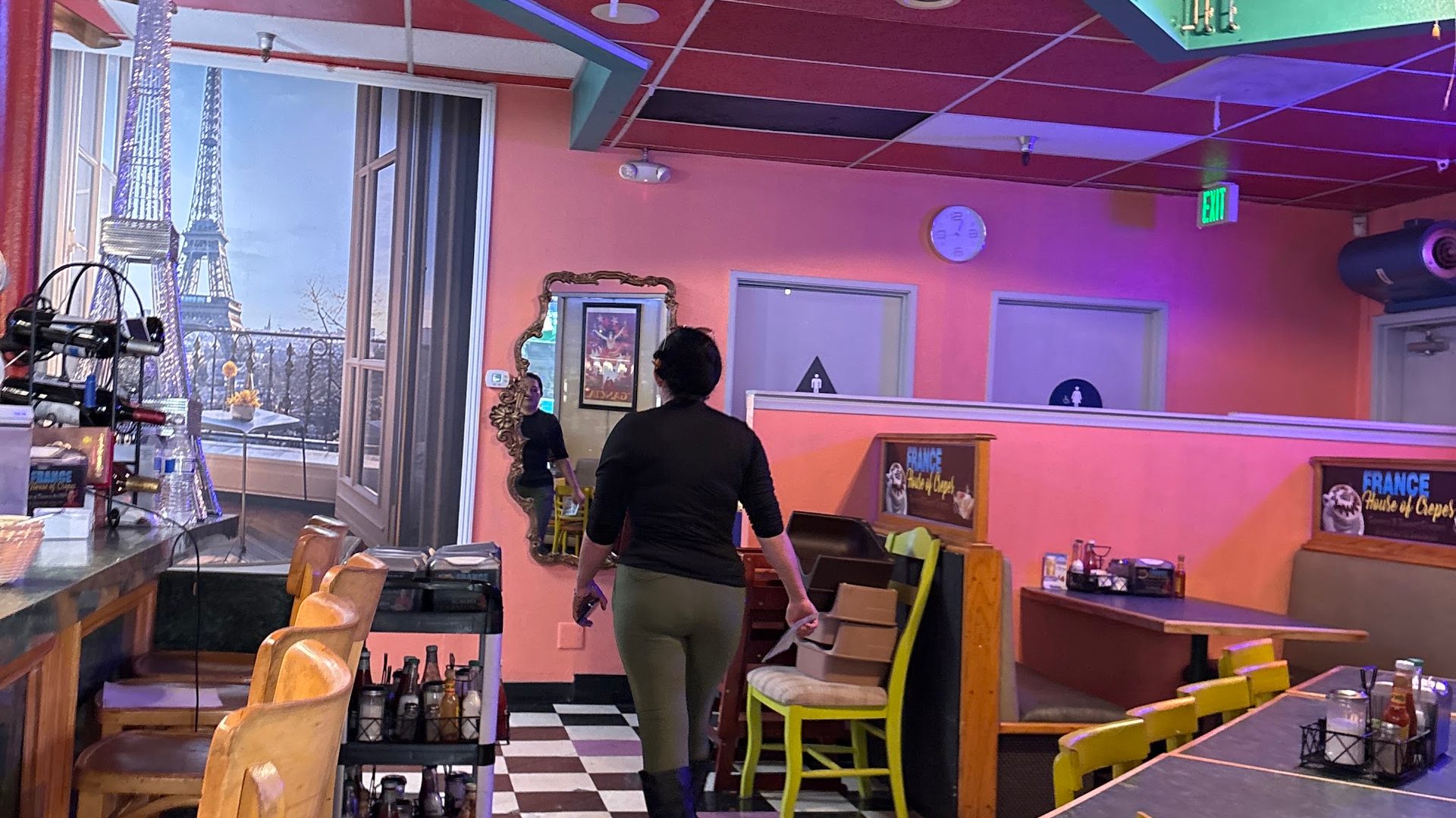 Inside the bistro