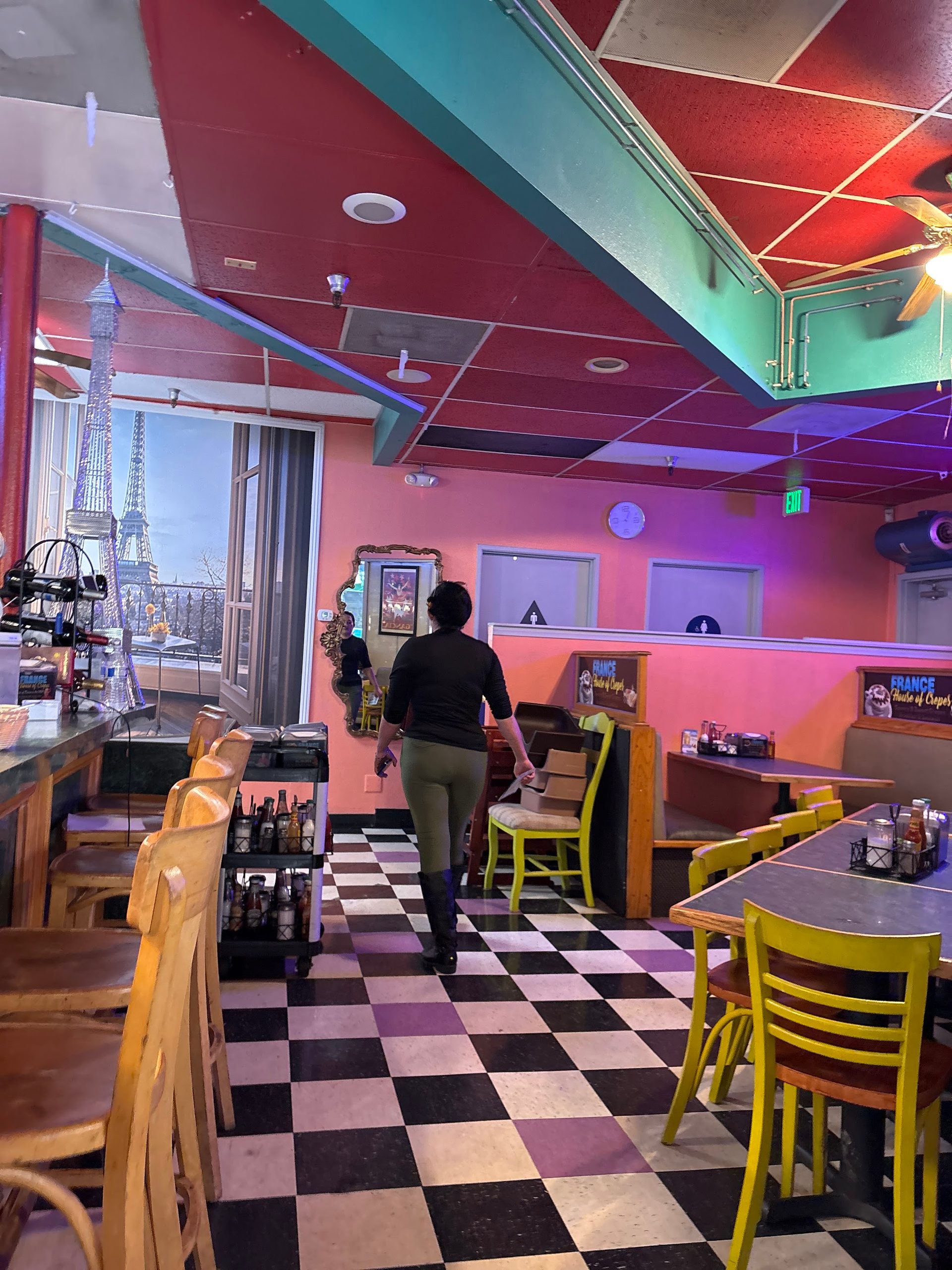 Inside the bistro