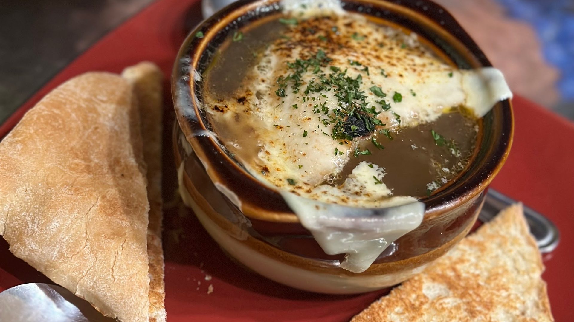 French onion soup, done classically