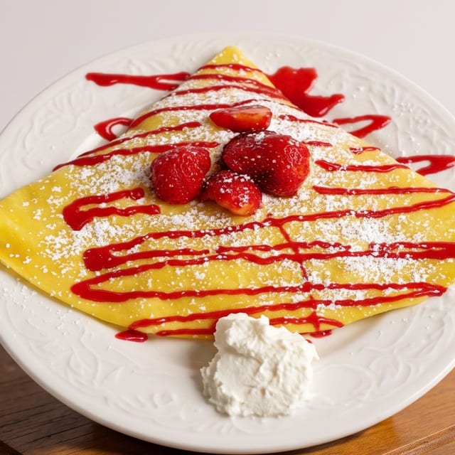 Strawberry Crepe.