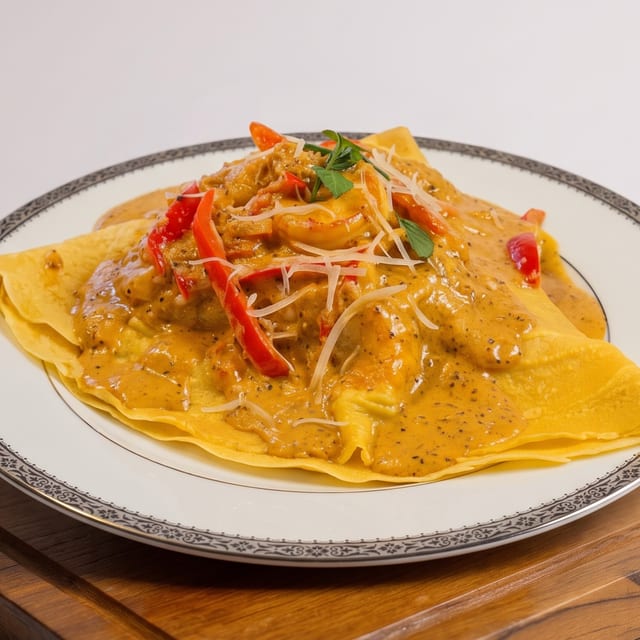 L'France Shrimp Crepe.